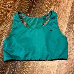 Emerald Nike sports bra
